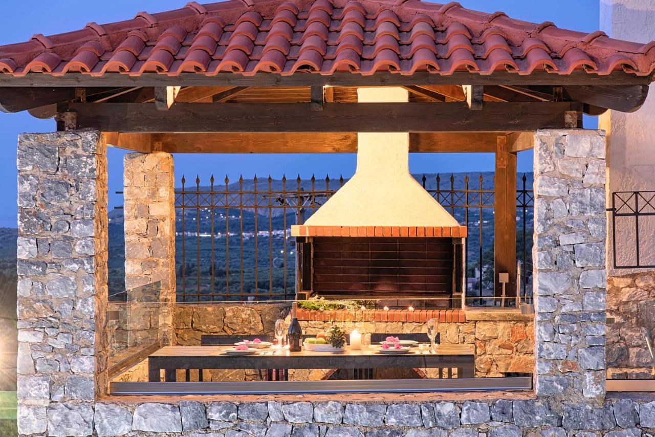 Acrothea Villa Heated Pool Ханя Екстериор снимка