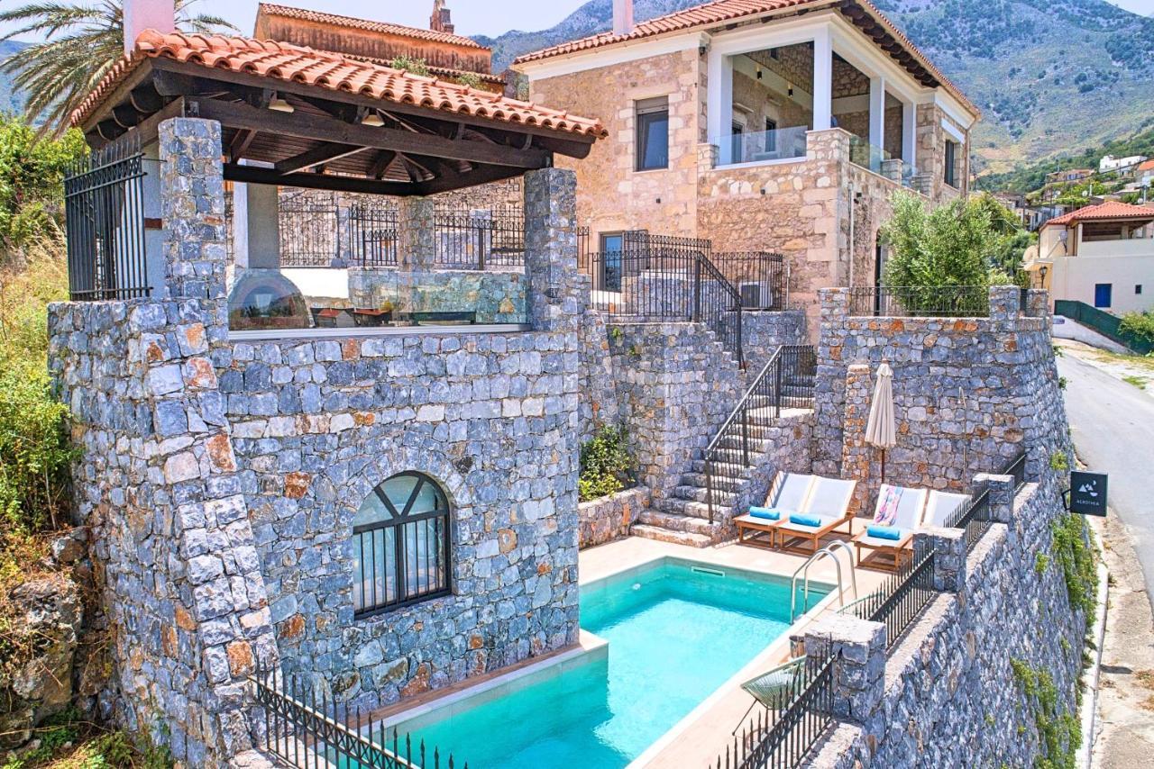 Acrothea Villa Heated Pool Ханя Екстериор снимка
