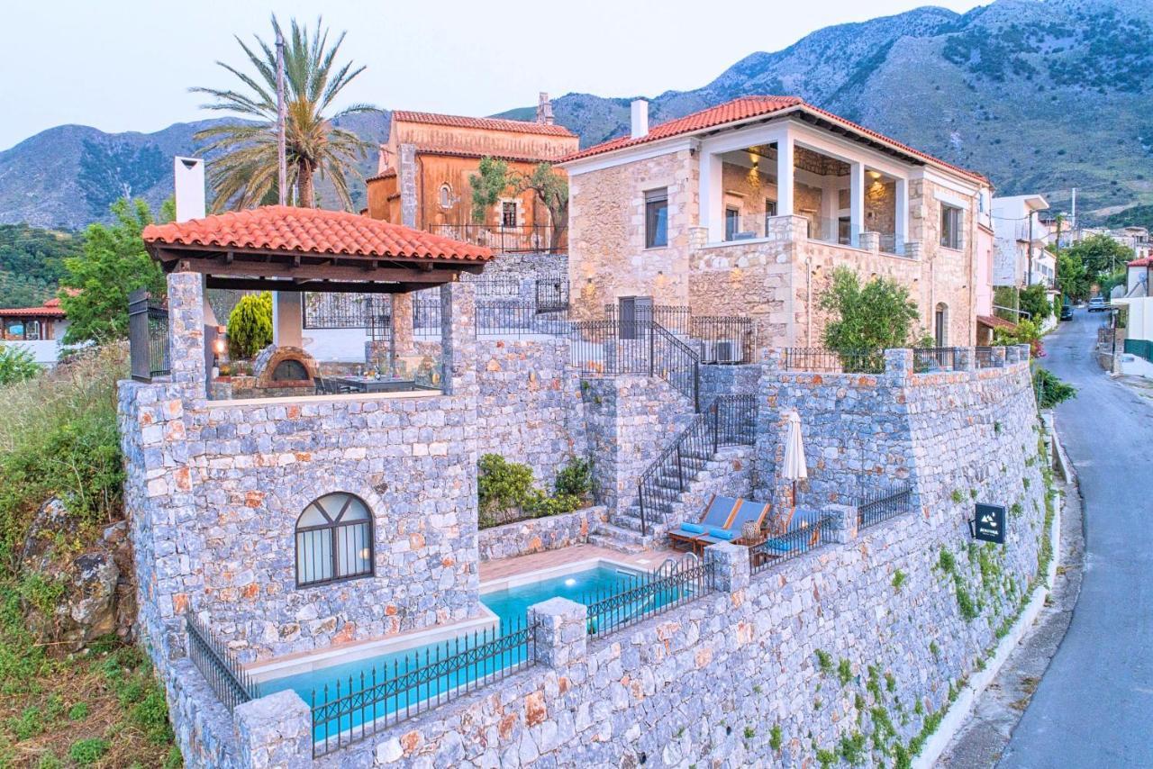 Acrothea Villa Heated Pool Ханя Екстериор снимка
