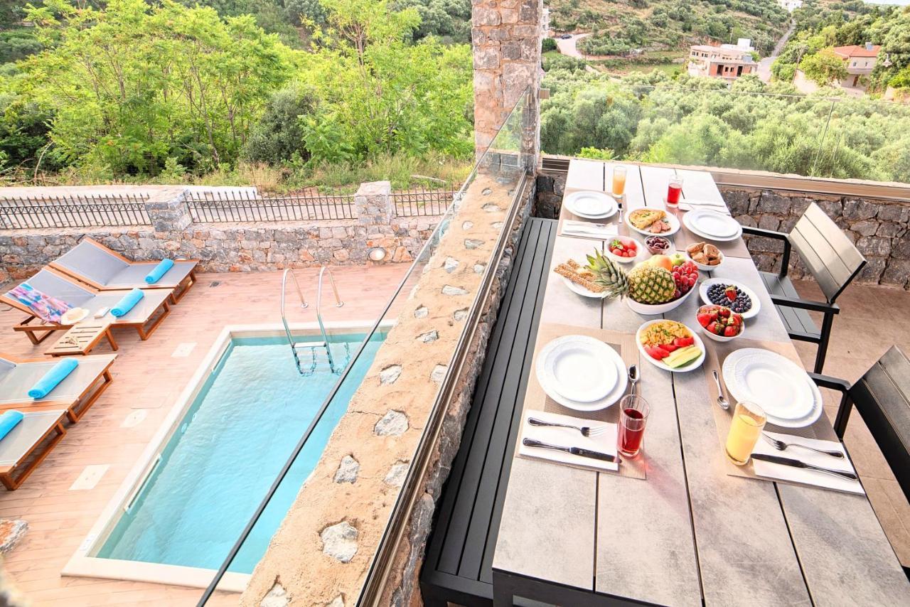 Acrothea Villa Heated Pool Ханя Екстериор снимка